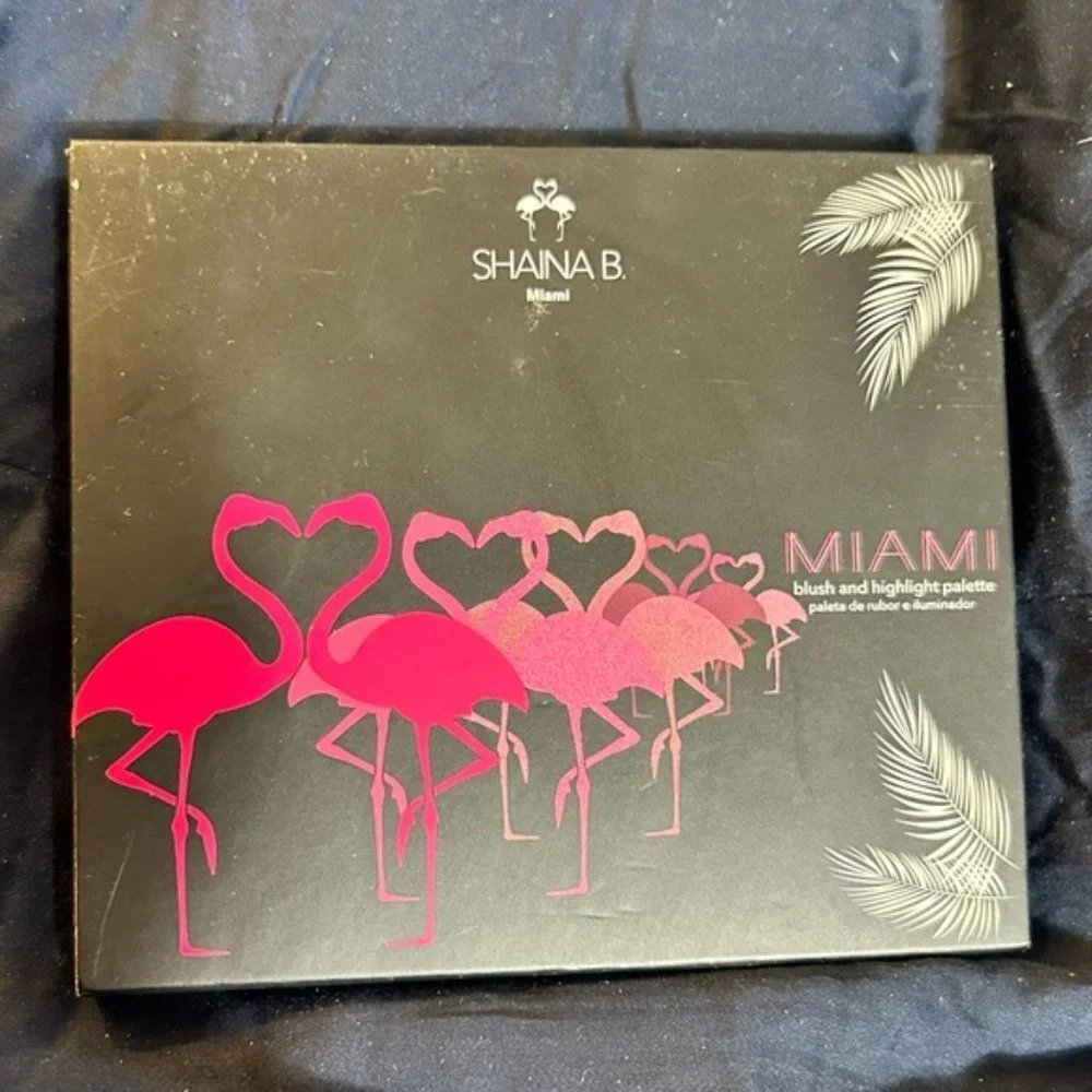 Shaina B. Miami Blush and Highlight Mini Palette- NIB